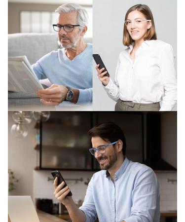 MODFANS +1.50 Reading Glasses for Men & Women - High-Quality Comfortable Super Reading Aid - Buy Online on GoSupps.com