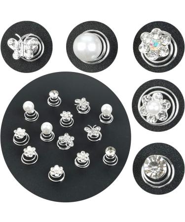 Doduos 60-Piece Wedding Hair Accessories Set - Pearl & Rhinestone Spiral Hair Clips for Brides Parties & Special Occasions - Buy Online on GoSupps.com