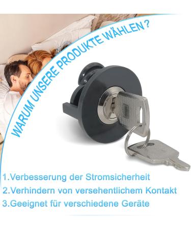4 Pack Child Locking Sockets - Lockable Power Outlets to Prevent Electricity Theft - Buy Online on GoSupps.com