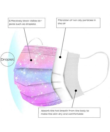 50Pcs Cartoon Kids Disposable_Mask Face_Masks for Kids Children Anti Dust Face Mouth Filter Tools 3 Ply Breathable - Buy Online on GoSupps.com