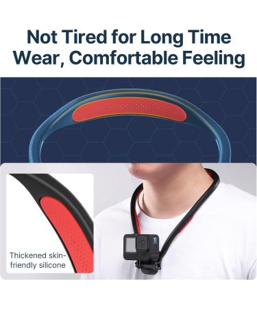Ulanzi Magnetic Neck Bracket for GoPro & Action Cameras | Multi-Angle Adjustable Quick Lock Holder for Hero 11/10/8/7/6/5 Insta360 & OSMO Action - Buy Online on GoSupps.com