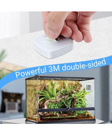 Reptilie Thermometer Aggforl LCD - High-Precision Digital Terrarium Hygrometer for Reptiles | Versatile Use in Office Kitchen Incubator & Greenhouse - Buy Online on GoSupps.com