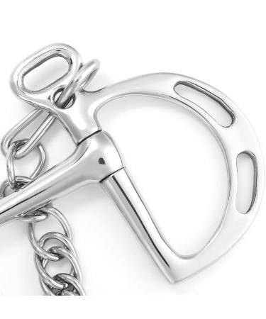 Buy Stainless Steel Pelham Bit for Horses - Durable Chewing Mouth Roller Bridle 125mm | International Shipping - Buy Online on GoSupps.com