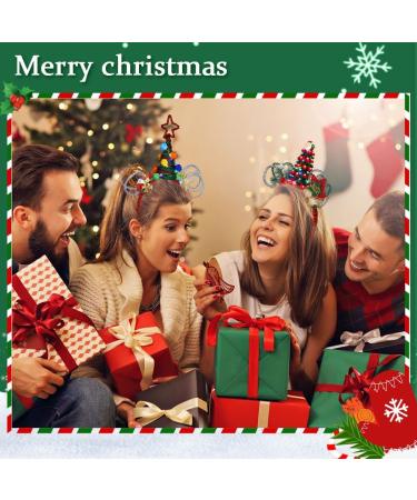 Flayem Assorted Christmas Headbands for Adults Xmas Tree Hair Hoop with Star Mouse Ears for Women Men Christmas Party Costume Party Favor - Buy Online on GoSupps.com