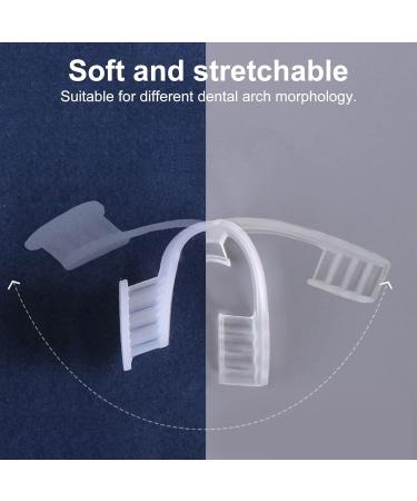 2Pcs Wave-design Tooth Brace Nighttime Protection for Teeth Mouth Guard for Grinding Teeth Eliminates Teeth Clenching Comfortable Custom Mouth Guard for Stops Bruxism Transparent - Buy Online on GoSupps.com