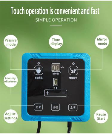Rehabilitation Robot Gloves Finger Hemiplegia Recovery Trainer Strength Adjustment Mirror Mode Finger Orthosis for Hand Dysfunction Patients(Size:S Code Color:Both) S code both - Buy Online on GoSupps.com