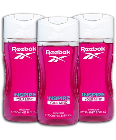 topDeal Lot de 3 gels douche Reebok Inspire Your Mind - 3 x 250 ml