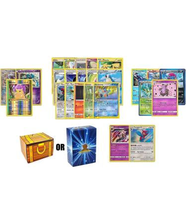 Pokemon Card Bundle | 100 Cards | 5 Bonus Rare Cards | 2 Holo Rares | 3 Reverse Foil | GG Deck Box Compatible - Buy Online on GoSupps.com