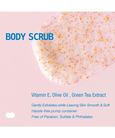 Ruby Kisses Body Scrub - Gentle Exfoliation & Nourishing Skin Antioxidant Rich Suitable for All Skin Types - Made in Korea - Buy Online on GoSupps.com