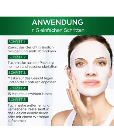 Garnier Cloth Masks Set - 7 Hydrating Facial Masks for All Skin Types | Vegan Limited Edition Hydrabomb & Nutribomb | 7x28g - Buy Online on GoSupps.com
