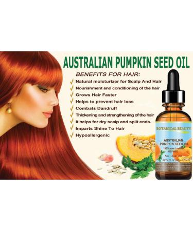 Botanical Beauty Australian PUMPKIN SEED OIL Pure Natural Virgin Unrefined Cold Pressed Carrier Oil. 2 Fl.oz.- 60 ml. for Face Skin Hair Lip Nails - Buy Online on GoSupps.com