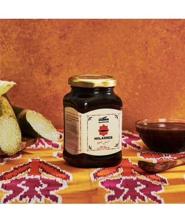 Dukkan Foods Black Molasses 12.3 oz | Unsulfured, Sweet & GMO-Free Vegan Syrup - Buy Online on GoSupps.com