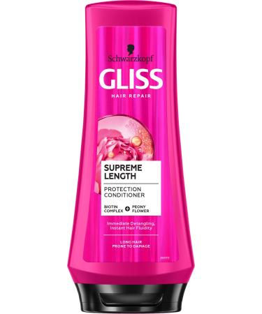 handle Schwarzkopf Gliss Supreme Length Conditioner for long and fragile hair 200 ml