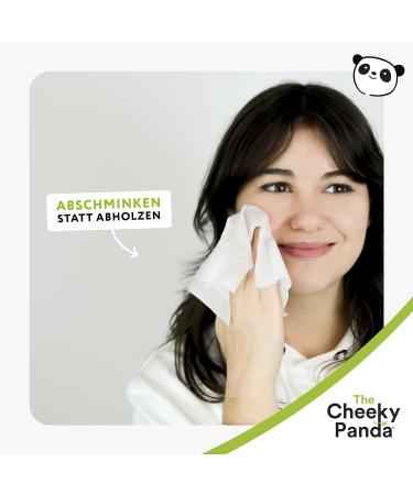 The Cheeky Panda Bamboo Facial Make Up Remover Wipes | Sustainable Face Wipes Eye Makeup Remover | Unscented Pack of 100 Face Wipes | 99% Purified Water 25 count (Pack of 4) Unscented - Buy Online on GoSupps.com