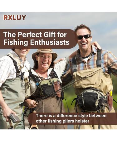 RXLUY Fishing Pliers Holster with Retractable Lanyard - Universal Fit for Sea Fishing & River Lure Tongs - Buy Online on GoSupps.com