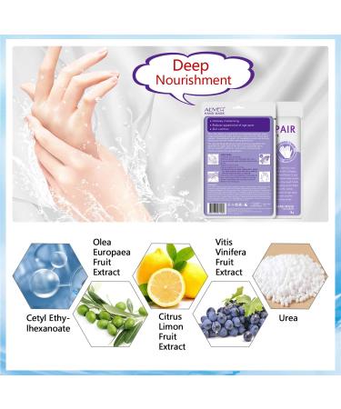 5 Pack Moisturizing Gloves for Dry Cracked Hands - Lavender Hand Treatment Mask for Men and Women - Buy Online on GoSupps.com