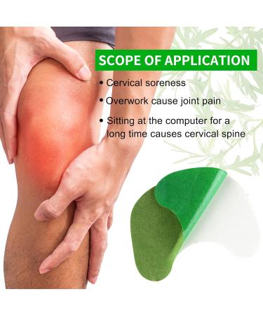 Pain Relieving Joint Plaster - 24PCS Natural Wormwood Stickers for Neck & Knee Pain Relief - Buy Online on GoSupps.com