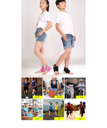 Plantar Fasciitis Socks for Kids - Arch Support Compression Sleeves for Heel Pain Relief (Pink Small - Buy Online on GoSupps.com