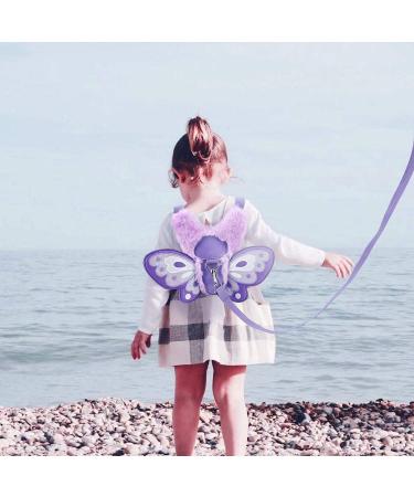 Accmor Toddler Harness Leash + Children Anti Lost Wrist Link 3 in 1 - Purple Butterfly Harness for Baby Girls - Buy Online on GoSupps.com