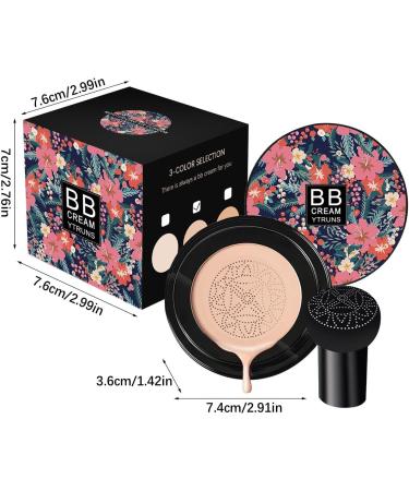 BB Cream Moisturizing Foundation Air Cushion Mushroom Head | Air Cushion Moisturizing Foundation for Face BB Cream Foundation Full Coverage Foundation for Face - Buy Online on GoSupps.com