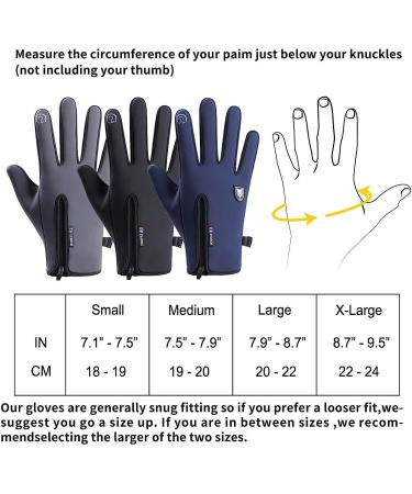 GORELOX Winter Gloves - Unisex Cold Weather Thermal Glove for Cycling, Running, Driving - Windproof, Water Resistant, Touch Screen Compatible - Black (Large) - Buy Online on GoSupps.com