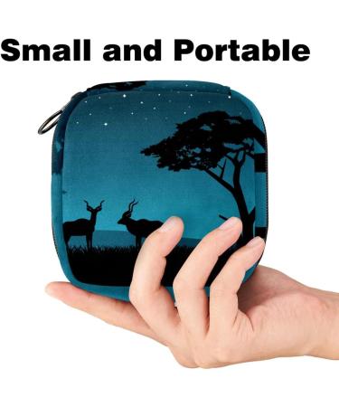 Buy Javenproeqt Portable Women's Binding Bags & Menstrual Cup Pockets Ideal for Teenage Girls & First Period Multi-Colored Options Available - Buy Online on GoSupps.com