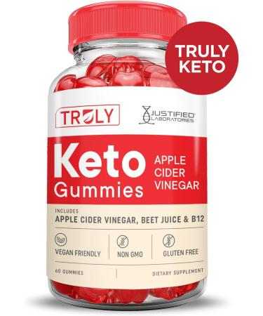 (10 Pack) Truly Keto ACV Gummies Advanced Formula 1000MG Truly Keto Gummies Apple Cider Vinegar Formulated with Pomegranate Beet Juice Powder B12 Vegan Non GMO 600 Gummys - Buy Online on GoSupps.com
