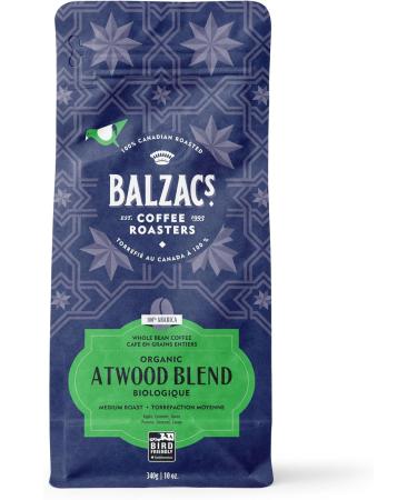 Balzac's Coffee Roasters - Atwood Blend Whole Bean Organic -| 340G 12OZ. (Pack of 6) Atwood Blend 340 g (Pack of 6) - Buy Online on GoSupps.com