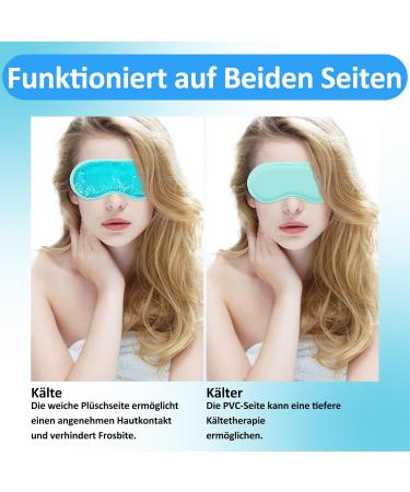 Scettar Eye Mask - Reusable Cooling & Warming Gel Goggles for Migraine Relief Swollen Eyes & Hot/Cold Therapy - 2 Pack - Buy Online on GoSupps.com