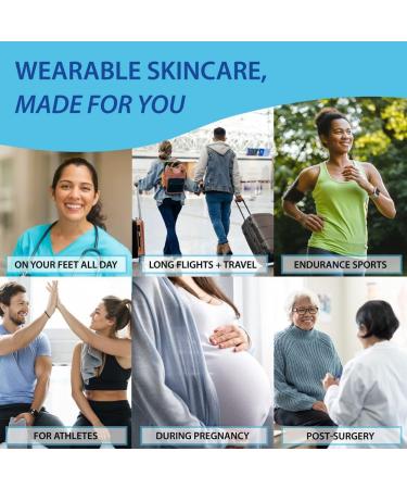 Royalaura Medical Compression Stockings | Advanced Healing Calf Compression Socks - Medical Quality in Gray - Buy Online on GoSupps.com