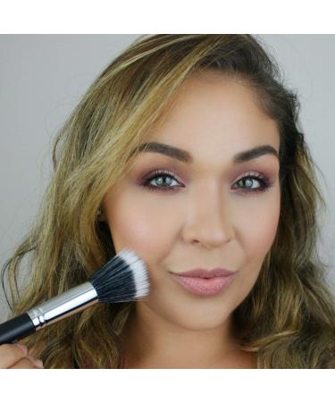 Large Powder Makeup Brush | Beauty Junkees Pro Flat Top Duo Fiber | Vegan & Cruelty-Free | Perfect for Setting Finishing & Bronzing - Buy Online on GoSupps.com