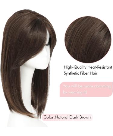 18 Hair Topper for Thinning Hair - Women's Natural Dark Brown Hair Piece - Super Soft, Realistic Feel - Extra Volume - 6.5X6.5 Inch - Buy Online on GoSupps.com