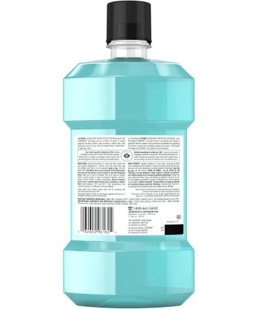 Listerine Ultraclean Mouthwash Stain Protection For keeping teeth white Arctic Mint Value Size 1.5L blue - Buy Online on GoSupps.com