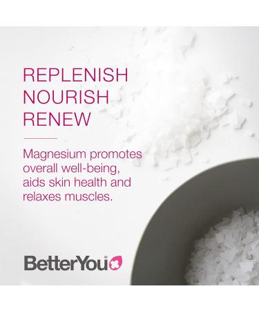 BetterYou - Relaxing Bath Flakes - Pure Zechstein Magnesium Chloride Pink Geranium Bergamot Blend for Ultimate Relaxation - Developed in the UK by BetterYou - 750g - Buy Online on GoSupps.com