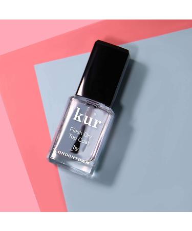 Londontown Kur Flash Dry Top Coat 12 mL - Fast-Drying Nail Polish Protection - Buy Online on GoSupps.com