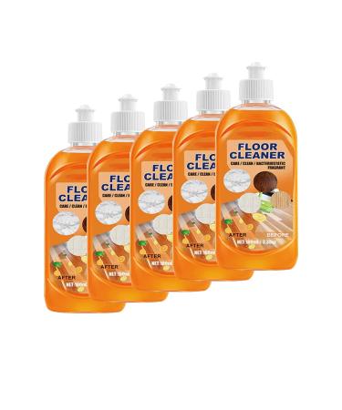 Powerful Decontamination Floor Cleaner Wood Floor Cleaner and Polish Quick Shine Floor Cleaner Household Floor Cleaners Floor Cleaners for Tile and Wood Floors (5Pcs)