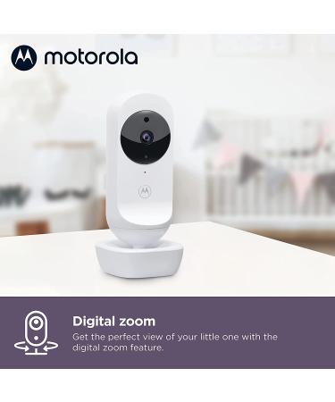 Motorola Baby Monitor VM44 - WiFi Video Baby Monitor with Camera 4.3" HD Screen - Connects to Nursery App  1000ft Long Range  Two-Way Audio  Remote Pan-Tilt-Zoom  Room Temp  Lullabies  Night Vision - Buy Online on GoSupps.com