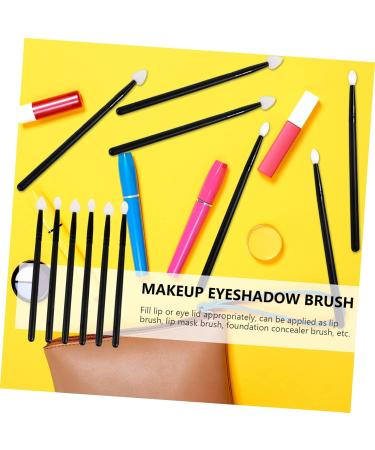 Ipetboom 12 Pcs Lip and Eye Brush Set | Portable Makeup Applicators | Silicone Lip Concealer & Shadow Brushes | Travel-Friendly Cosmetic Brushes - Buy Online on GoSupps.com