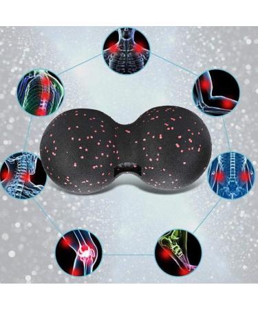 WSADZXC77 Self-Massage Ball Set - Peanut Massage & Lacrosse Balls for Spine Fascia Neck & Plantar Fasciitis Relief | Premium Acupressure & Muscle Roller - Buy Online on GoSupps.com