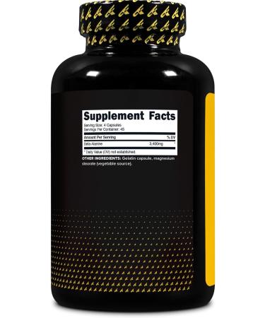 Primaforce Beta Alanine Capsules 3 400mg 180 Capsules (45 Servings) - Potent Beta-Alanine Supplement - Buy Online on GoSupps.com