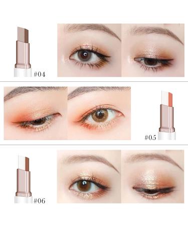 Ownest 12-Color Double-ended Eyeshadow Stick Set - Glitter, Shimmer, Waterproof Gradient Eye Makeup - 6 Pack - Buy Online on GoSupps.com
