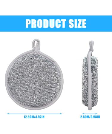 Reusable Kitchen Sponges Wire Dishwashing Rag Soft and Wire Scouring Pad Kitchen Scrubbers 5pcs - Buy Online on GoSupps.com