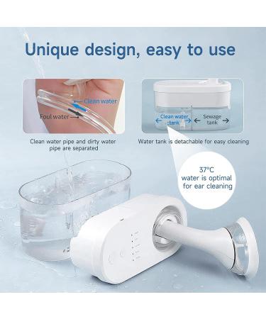 SMERPHOX Electric Ear Wax Removal Tool - Safe Ear Irrigation Kit with Sewage System | Ear Cleaning Camera Otoscope for Adults & Kids - Buy Online on GoSupps.com