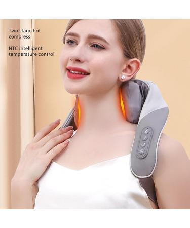 Dilwe Mini Shiatsu Neck Massager | Electric Neck & Shoulder Massager with Heat | Deep Muscle Relaxation at Home - Best International Shipping - Buy Online on GoSupps.com