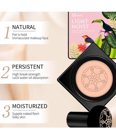 Mushroom Head Air Cushion CC Cream | Mushroom Head Air Cushion CC Cream Natural - Concealer Lasting Nude Makeup Create Natural Makeup Natural Color - Buy Online on GoSupps.com