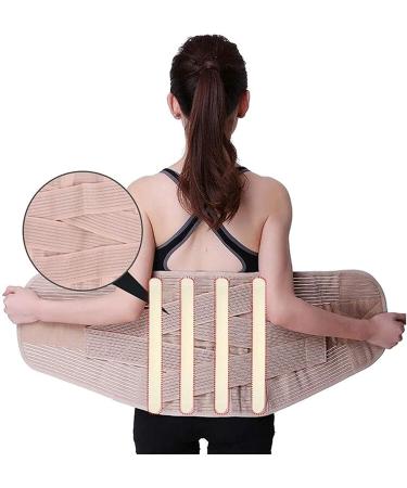 Adjustable Lumbar Support Belts | Relief for Back Pain Herniated Disc & Sciatica | Sexy Slimming Heating Belts in Beige - Buy Online on GoSupps.com