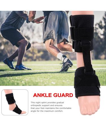 Buy Healifty Foot Drop Corrector Wrap - Elastic Splint Support for Running & Football - Cotton Sleeve Protector (Black 25x15cm) | International Shipping - Buy Online on GoSupps.com