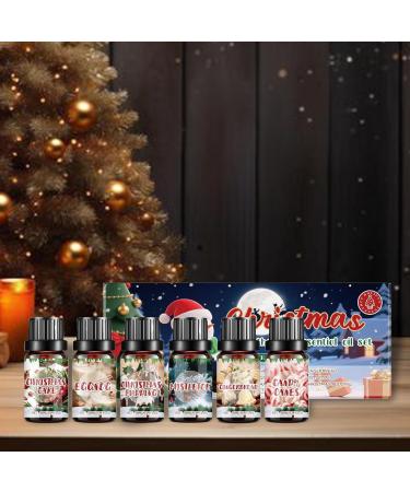  Zibeem Zibeem Christmas Oil Diffuser for Aromatherapy | Scent for Party Candy Cane Cranberry Soap Candle Adults Living Room Bedroom (6 Pack) - Buy Online on GoSupps.com