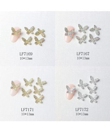 22 Pcs 3D Butterfly Nail Charms & Diamonds Rhinestones - Large Bow for Nail Art Beauty Design and DIY Jewelry - Buy Online on GoSupps.com