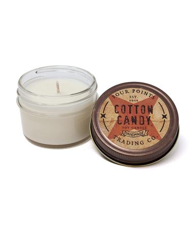 Cotton Candy 4 Oz Scented Soy Aromatherapy Candle w/Jar
